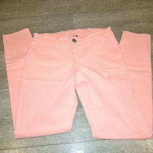 American Eagle Outfitters pink jeggings